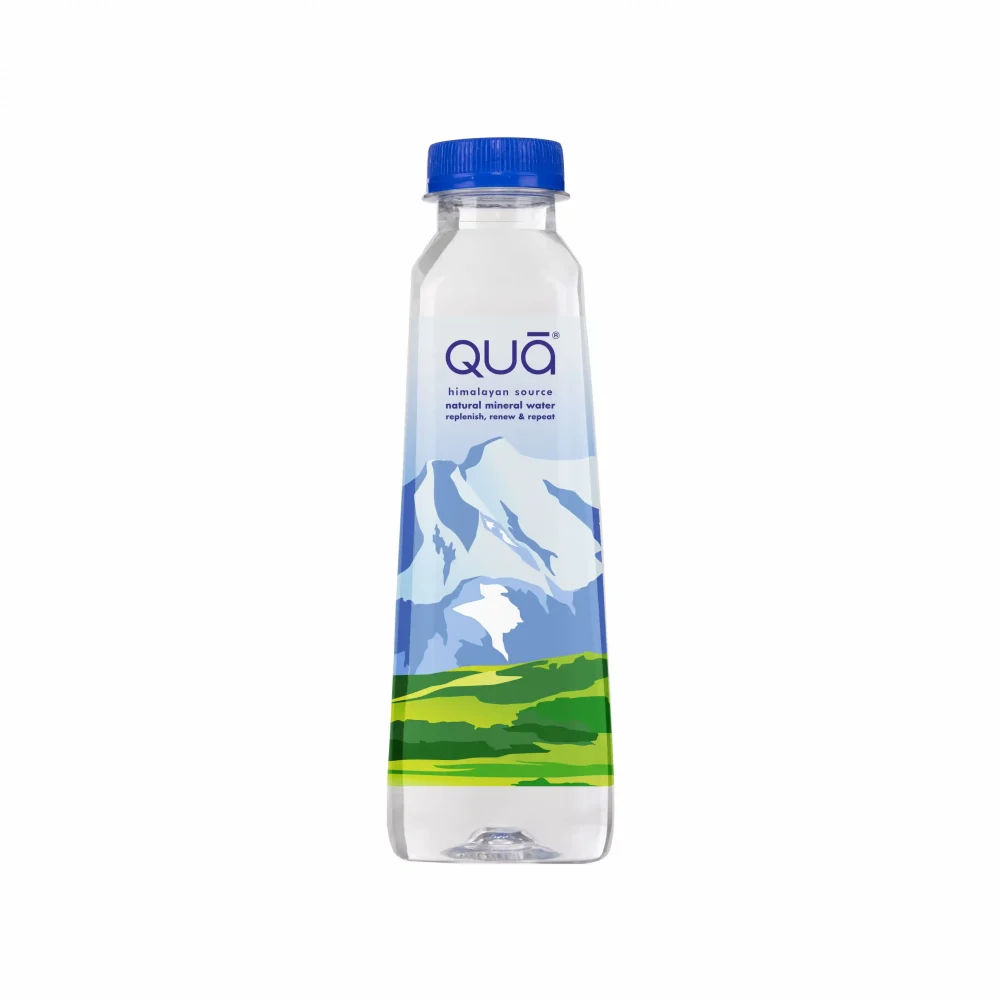 Qua water , Qua natural mineral water 200ml , bulk pack , organic water ,